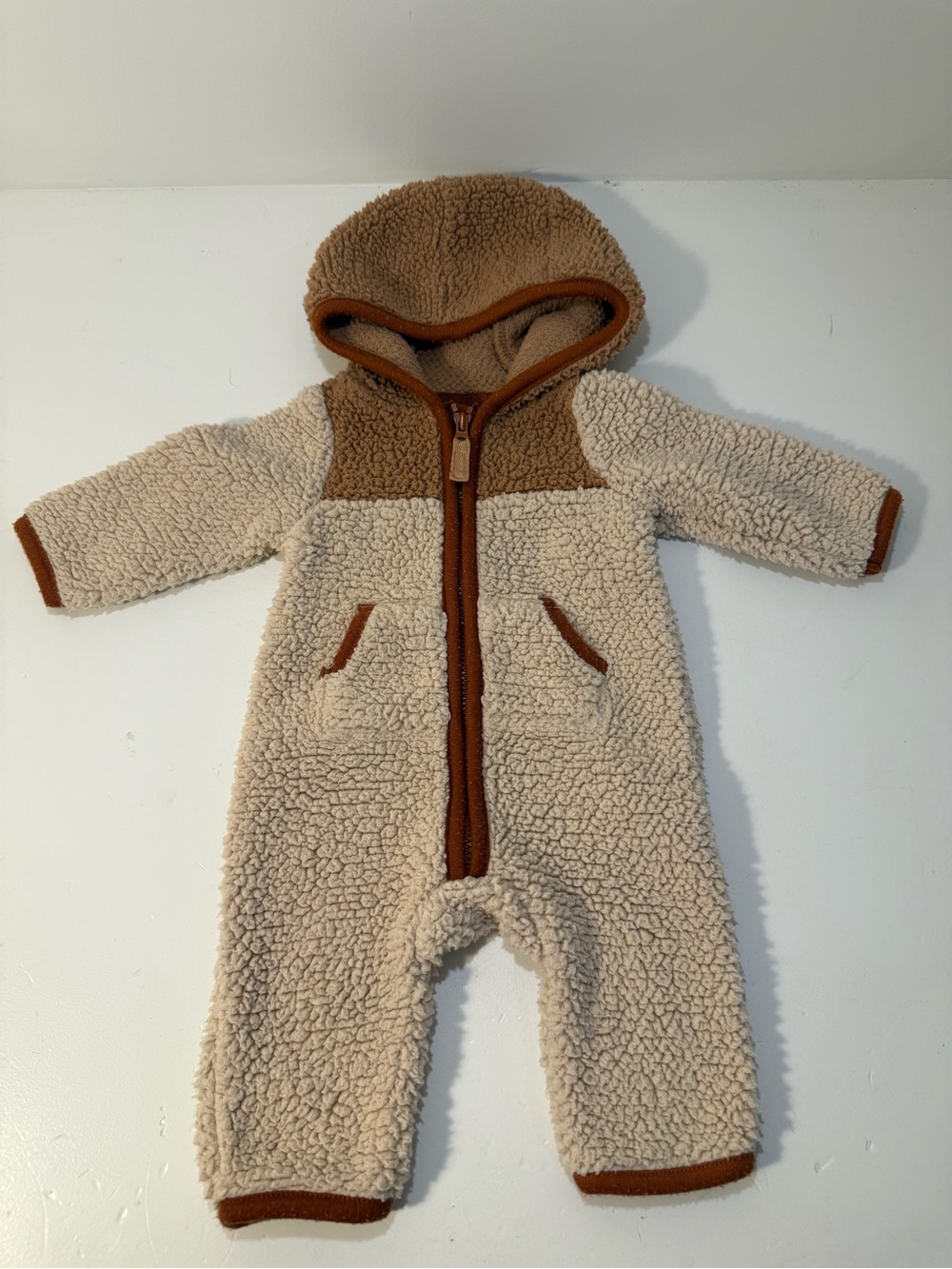Carter’s Newborn Sherpa Full Body Suit 🤎